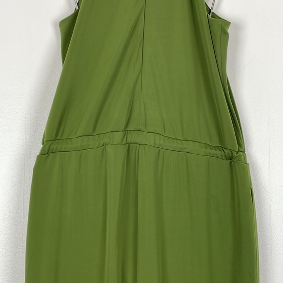 INC International Concepts sleeveless halter style drawstring waist jumpsuit SM - Picture 9 of 12